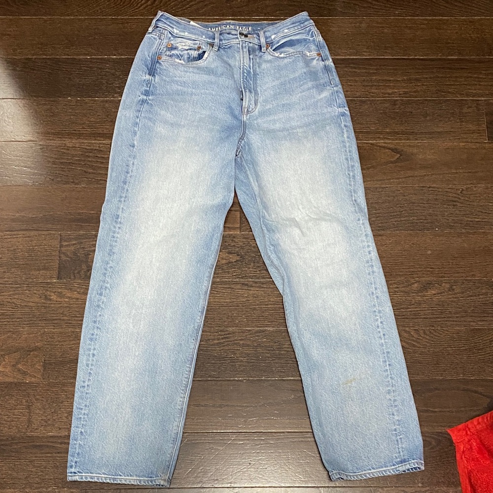 American Eagle Light Wash Baggy Jean